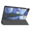  Lenovo Tab P11 / P11 Plus - Tri-Fold Läder Fodral - Brush Painting