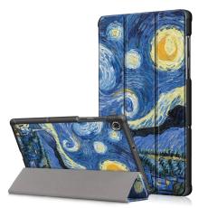  Lenovo Tab M10 HD (2nd Gen) - Tri-Fold Fodral - Brush Painting