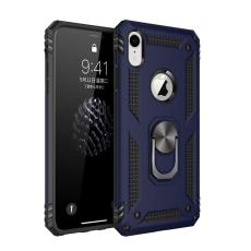  iPhone XR - Hybrid Armor Ring Skal - M&ouml;rk Bl&aring;