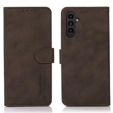 KHAZNEH KHAZNEH Galaxy A14 4G/5G Fodral Retro L&auml;der Brun