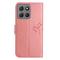  Motorola Moto G86 Power/G86 5G Fodral Träd Tryck Rosa