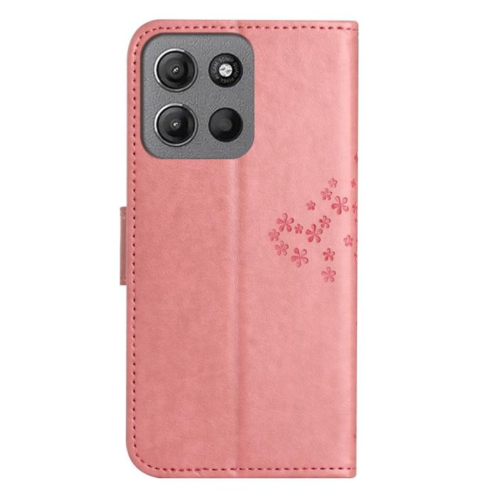 Bild 5,  Motorola Moto G86 Power/G86 5G Fodral Träd Tryck Rosa
