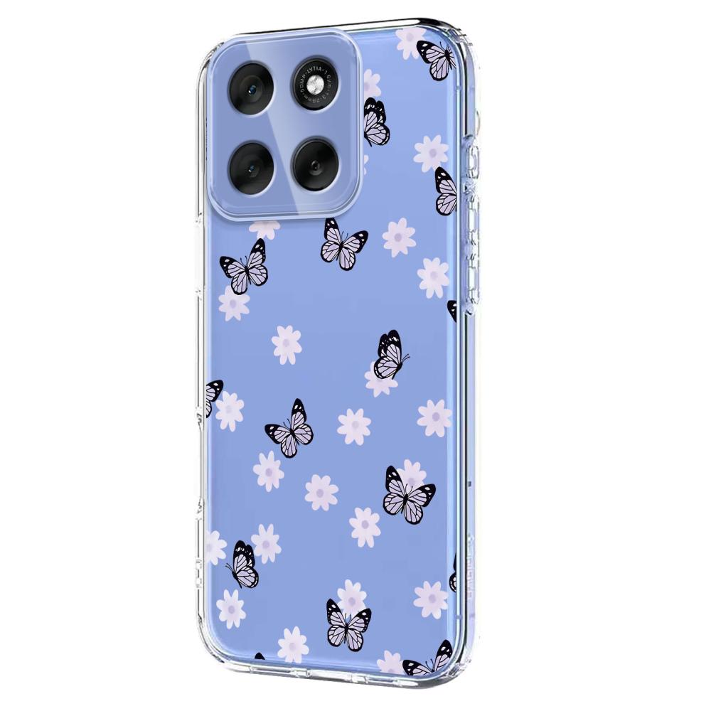  Motorola Moto G86 5G Skal Med Tryck Fjärilar