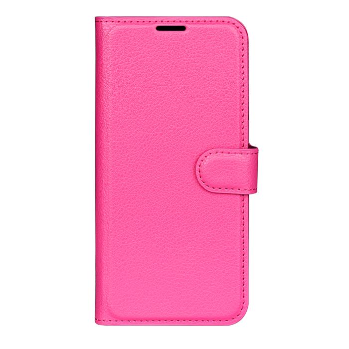 Bild 2,  Xiaomi 15T Fodral Litchi Läder Rosa