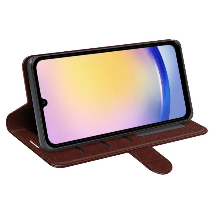 Bild 3,  Samsung Galaxy A26 5G Fodral Crazy Horse Läder Brun