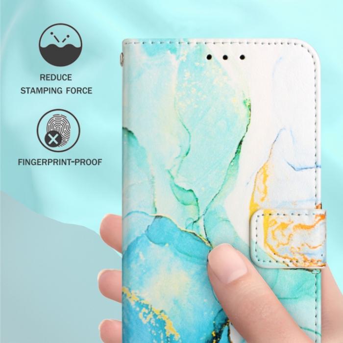 Bild 6,  Xiaomi Redmi 10C Fodral Marmor Grön