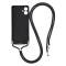  Samsung Galaxy A07 Skal TPU Med Mobilsnöre Svart