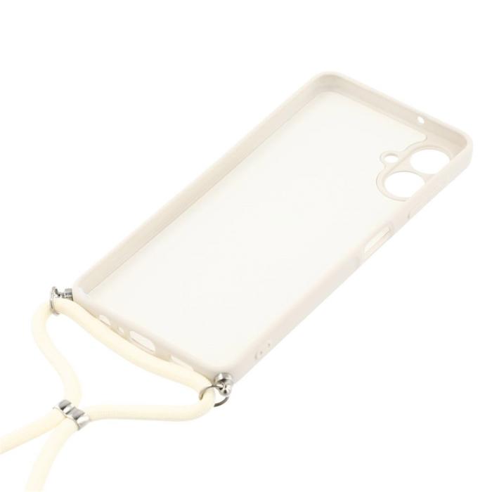 Bild 5,  Samsung Galaxy A07 Skal TPU Med Mobilsnöre Vit
