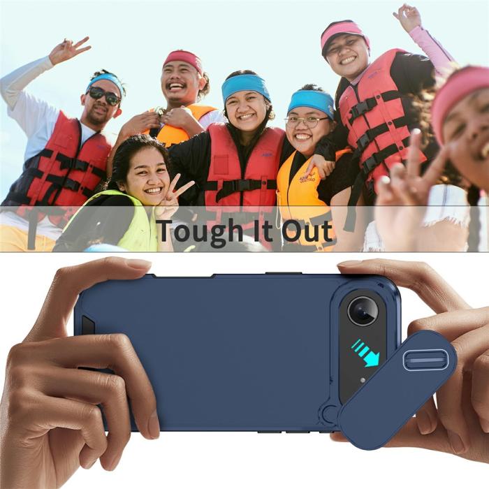 Bild 6,  iPhone Air Skal Hybrid Armor CamCover Blå