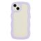  iPhone 15 Skal Wavy Hybrid Transparent/Lila