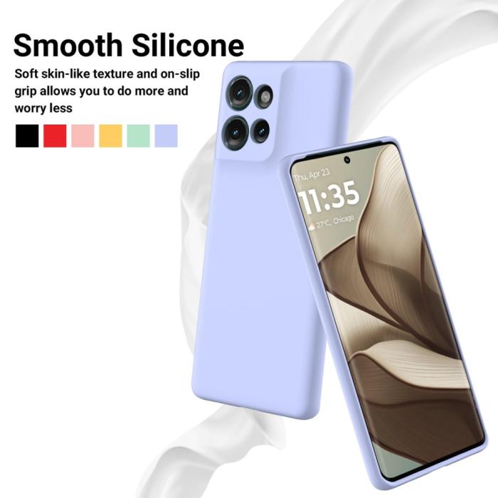Bild 4,  Motorola Edge 50 Skal Liquid Silikon Lila