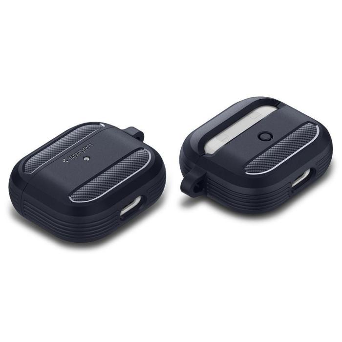 Bild 6, Spigen Spigen Apple AirPods 3 (2021) Skal Rugged Armor Charcoal Grey