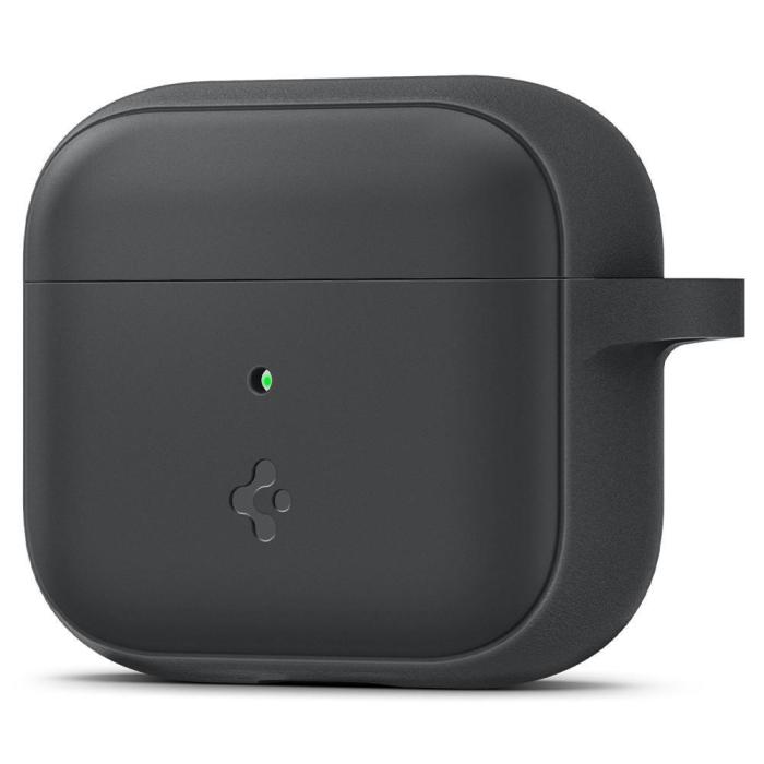 Bild 2, Spigen Spigen Apple AirPods 3 (2021) Skal Silikon Fit Charcoal
