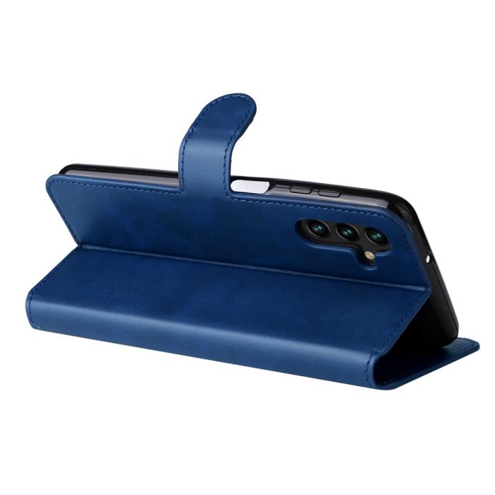 Bild 6,  Samsung Galaxy A04s / A13 5G Fodral Klassiskt Läder Blå