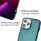  iPhone 15 Pro Skal Läderbelagt Grön