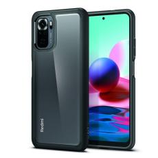 Spigen Xiaomi Redmi Note 10S - Spigen Ultra Hybrid Skal - Matt Svart