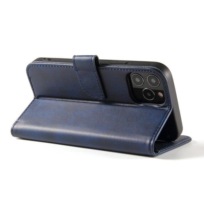 Bild 3,  Xiaomi Redmi Note 10S - Läder Fodral Solid - Blå
