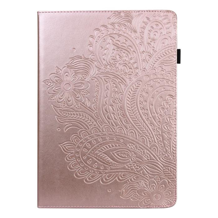 Bild 4,  Lenovo Tab M10 HD (2nd Gen) - Mandala Läder Fodral - Roséguld
