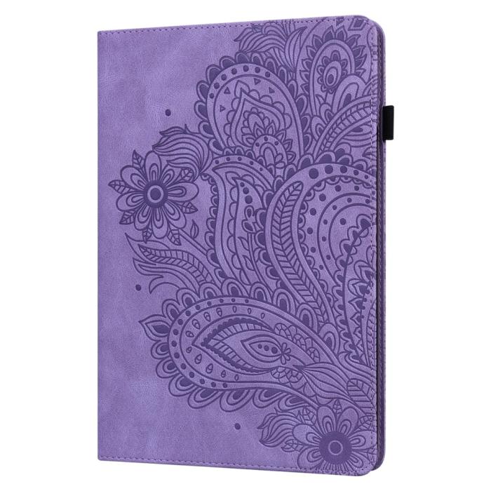 Bild 3,  Lenovo Tab M10 HD (2nd Gen) - Mandala Läder Fodral - Lila