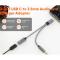 CableCreation CableCreation 60W PD 2in1 USB-C Till USB-C/AUX Adapter Grå