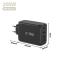 Tech-Protect Tech-Protect 200W Väggladdare PD QC3.0 USB-C / USB-A Svart