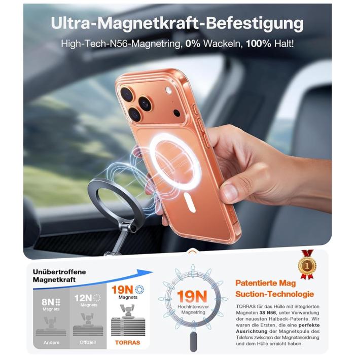 Bild 5,  iPhone 18 Pro / 17 Pro Skal MagSafe Anti-Yellow