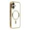  iPhone 17 Skal MagSafe Electroplated TPU Guld