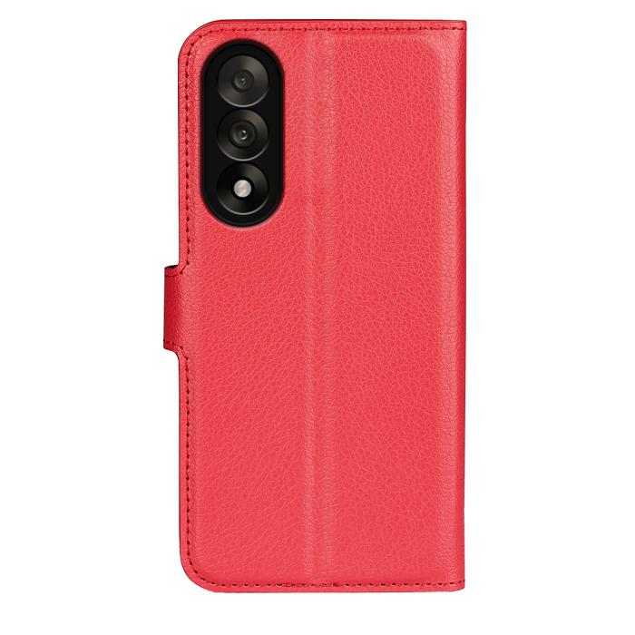 Bild 3,  OnePlus Nord 5 5G Fodral Litchi Läder Röd