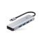 Tech-Protect Tech-Protect 5in1 USB-C Hub - USB-C / USB 3.0 / HDMI / RJ45 Grå