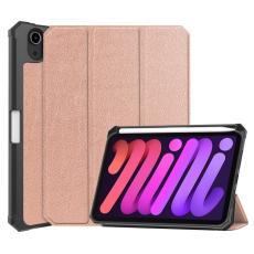  iPad Mini 2024/2021 Fodral Shockproof Tri-Fold Med Pennh&aring;llare