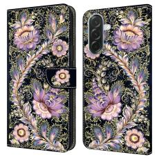  Samsung Galaxy A37 5G Fodral L&auml;der Vintage Gold Pin