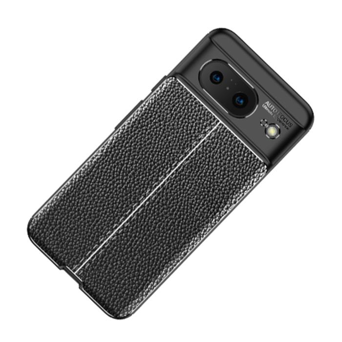 Bild 2,  Google Pixel 8 Skal Litchi Textur Svart