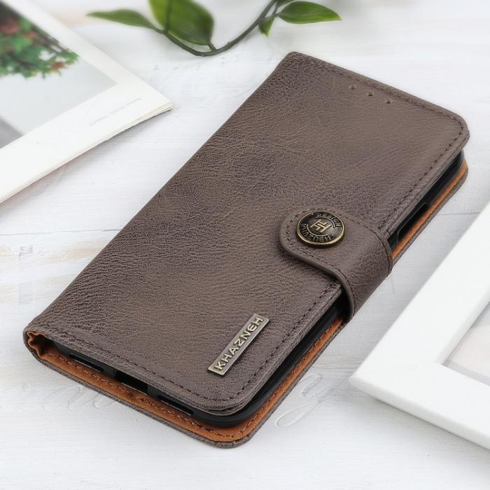 Bild 6, KHAZNEH KHAZNEH Samsung Galaxy S21 FE Fodral Läder Khaki