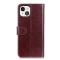  iPhone 13 Fodral Crazy Horse Läder Brun