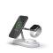 Tech-Protect Tech-Protect 15W LED 3in1 Magnetisk MagSafe Laddare Vit
