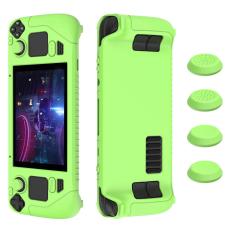  Steam Deck / OLED Fodral Silikon Anti-Slip Neongr&ouml;n