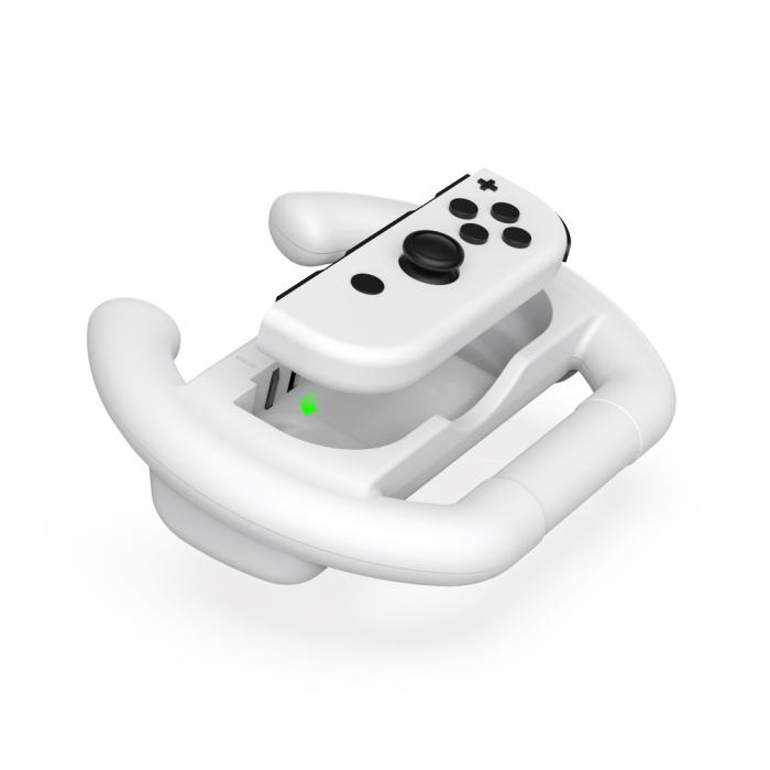 Bild 5, DOBE DOBE 2-PACK Ratt / Wheel Pair Nintendo Switch Joy-Con Vit