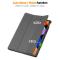  Lenovo Idea Tab Fodral Tri-Fold Läder Grå