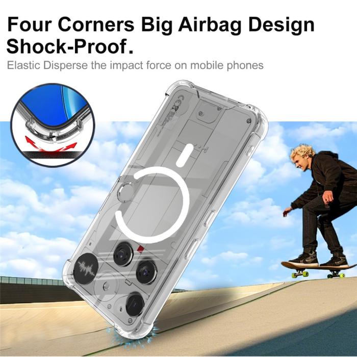 Bild 4, IMAK IMAK Nothing Phone 3 Skal MagSafe Shockproof Transparent