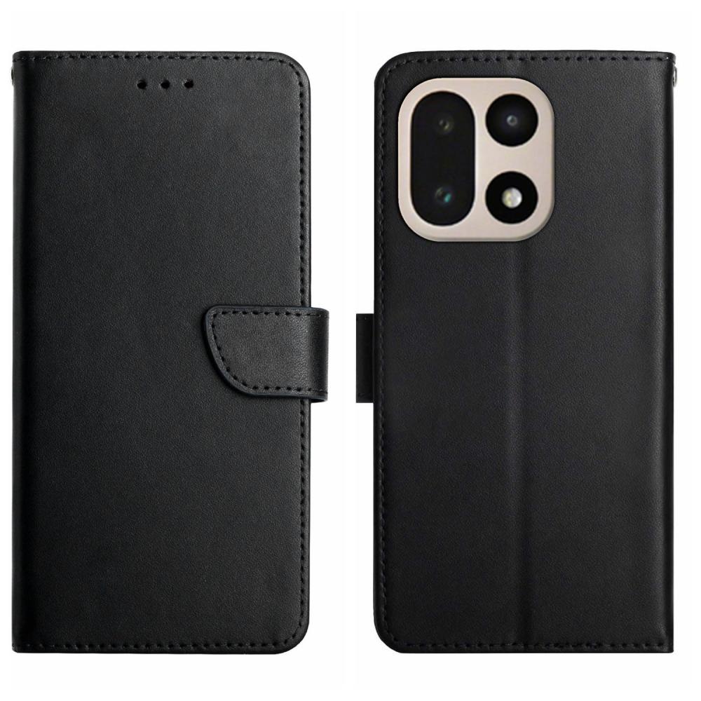 OnePlus 15 Fodral Äkta Läder Svart