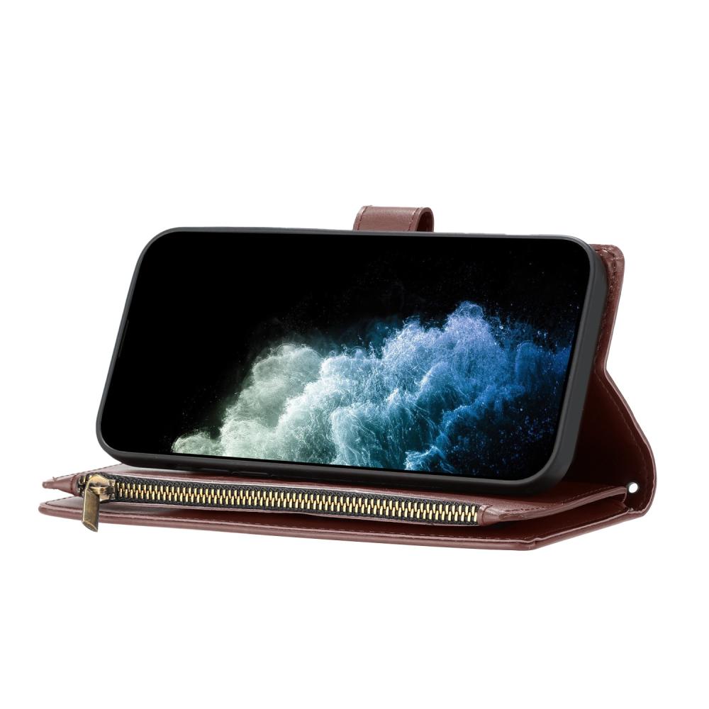  Samsung Galaxy S26 Ultra Fodral Multifunktionellt Läder Brun