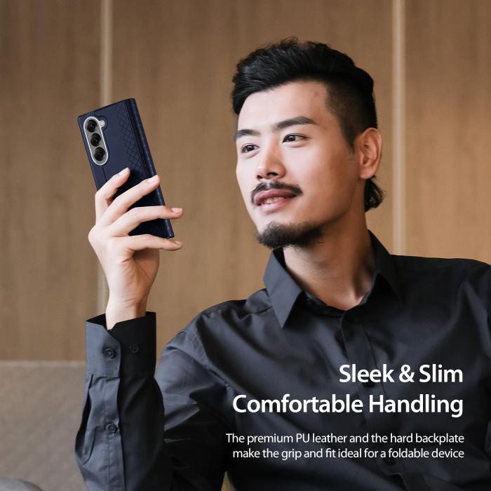 Bild 4, DUX DUCIS DUX DUCIS Samsung Galaxy Z Fold 7 Fodral Bril Series Blå