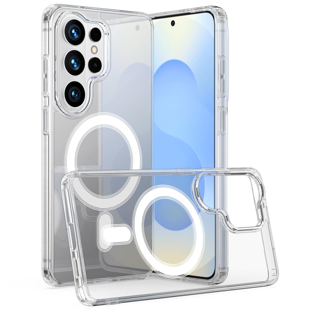  Samsung Galaxy S26 Ultra Skal MagSafe Hybrid Transparent