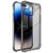IMAK IMAK iPhone 15 Pro Max Skal Shockproof AirBag Tonad Svart