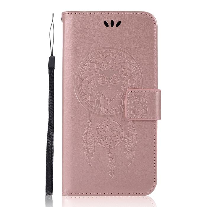 Bild 2,  Samsung Galaxy S22 Plus Fodral Owl Dreamcatcher Roséguld