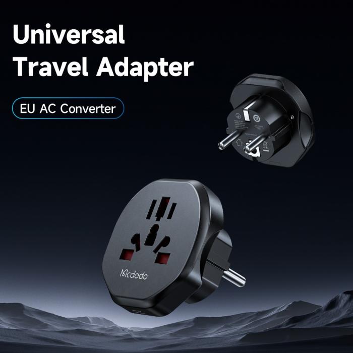 Bild 2, MCDODO MCDODO Universal Reseadapter EU Plugg UK/EU/US