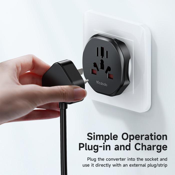 Bild 5, MCDODO MCDODO Universal Reseadapter EU Plugg UK/EU/US