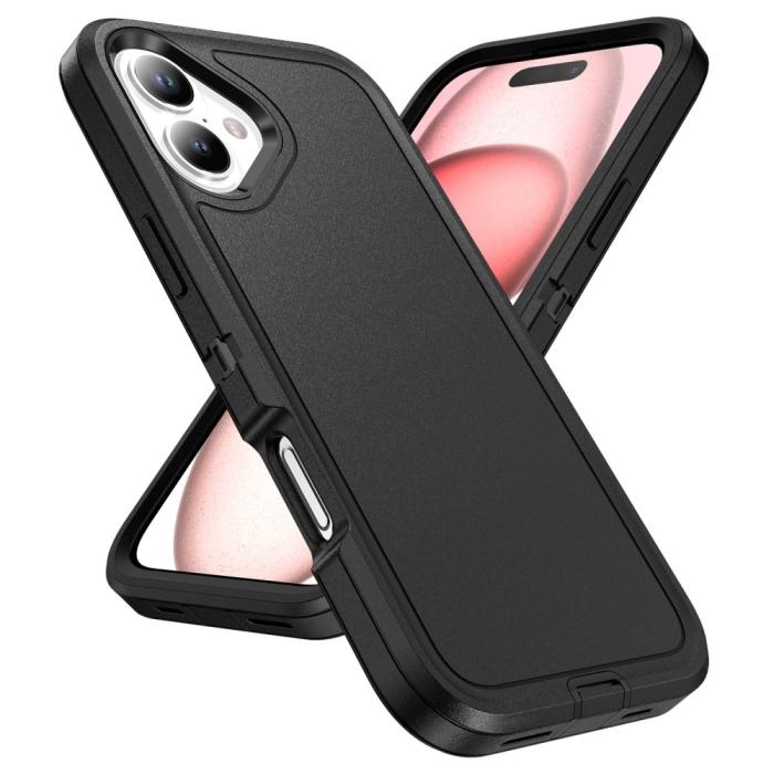 Bild 2,  iPhone 16 Skal Xtreme Shockproof Hybrid Svart