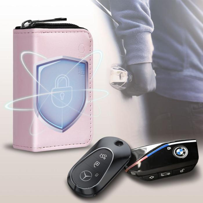 Bild 2, Tech-Protect Tech-Protect RFID Signalblockerande Fodral Rosa