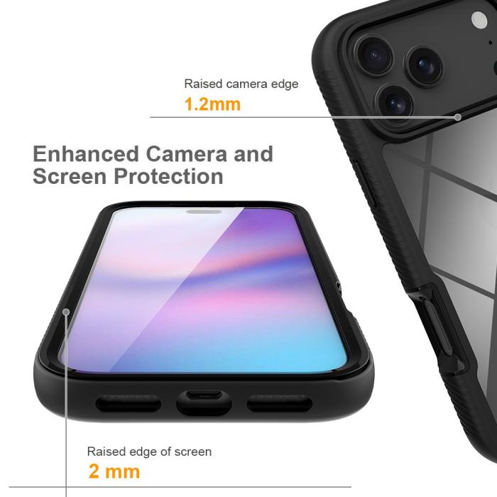 Bild 3,  iPhone 17 Pro Max Skal 360 Hybrid Defense Svart